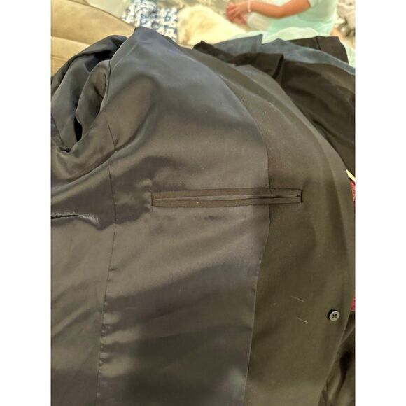 Everlane 100% Wool Classic Black Blazer Size 14 - Picture 8 of 9